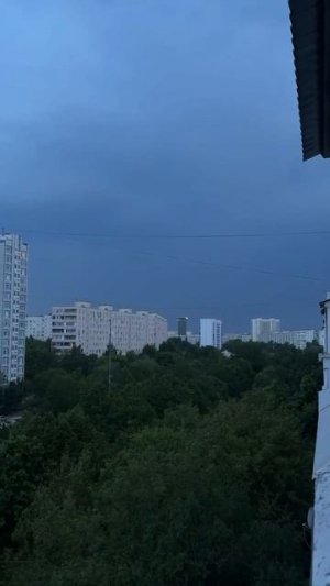 Мощнейший ливень с грозой, градом и ураганным ветром до 17 м/с  обрушится на Москву в ближайшие часы