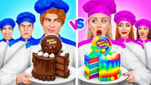 Кулинарный Челлендж_ Мальчики VS Девочки _ Забавные Кухонные Лайфхаки