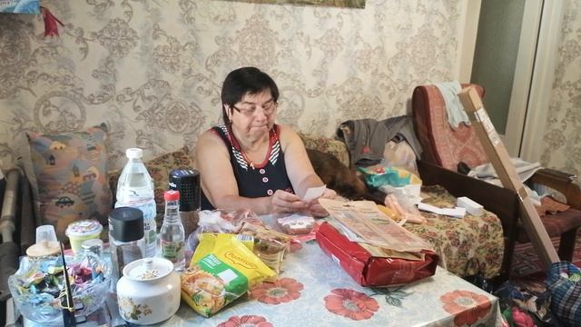 Получили пенсию, поехали по магазинам. Большая закупка. Обзор, распаковка, Чек