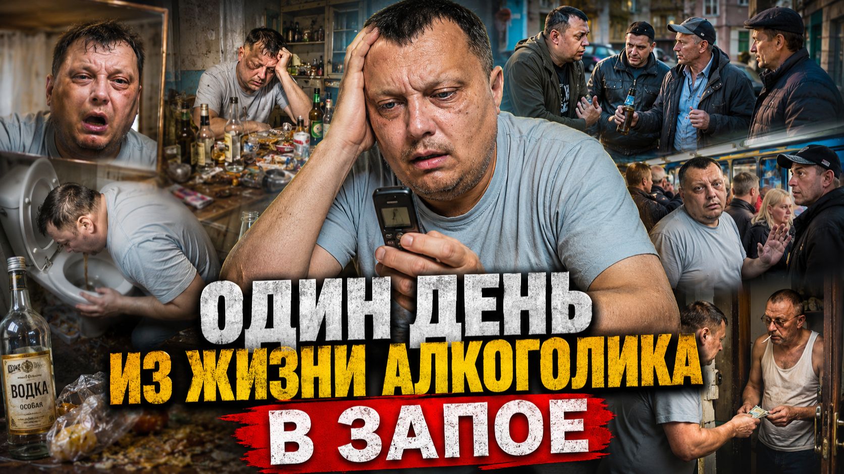 Ужасы похмелья: Один день из жизни алкоголика в запое