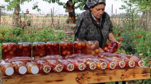 Приготовление компота из домашних фруктов на зиму Азербайджанская Кухня Деревенская Кухня  Рецепты