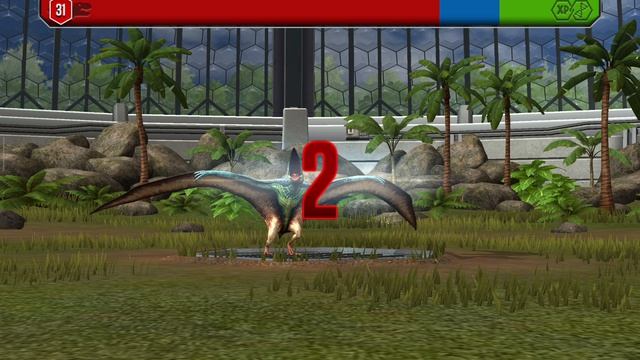 Бой с схватками на три, « Я играю в Jurassic World The Game »