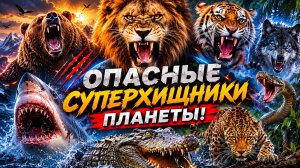 13 САМЫХ БЕЗЖАЛОСТНЫХ ХИЩНИКОВ планеты!