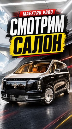 Maextro V800 — смотрим роскошный салон китайского минивэна