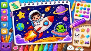 Рисовалка, игры для детей.