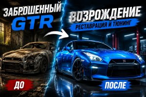 Восстановление и переделка заброшенного Nissan GTR