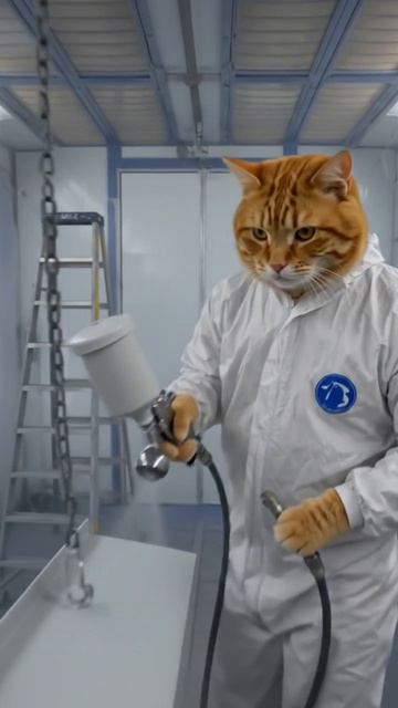 Каждый котик в душе маляр или наоборот? #спкгрупп #коты #юмор