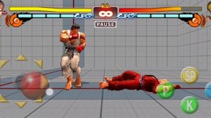 Играю в street fighter но не просто а со взломом