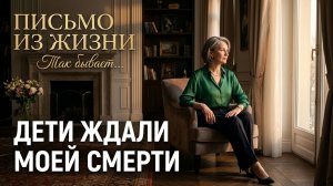 ВЫ НЕ ПОВЕРИТЕ, прослушаете моё письмо много раз - исповедь матери, которая выбрала себя