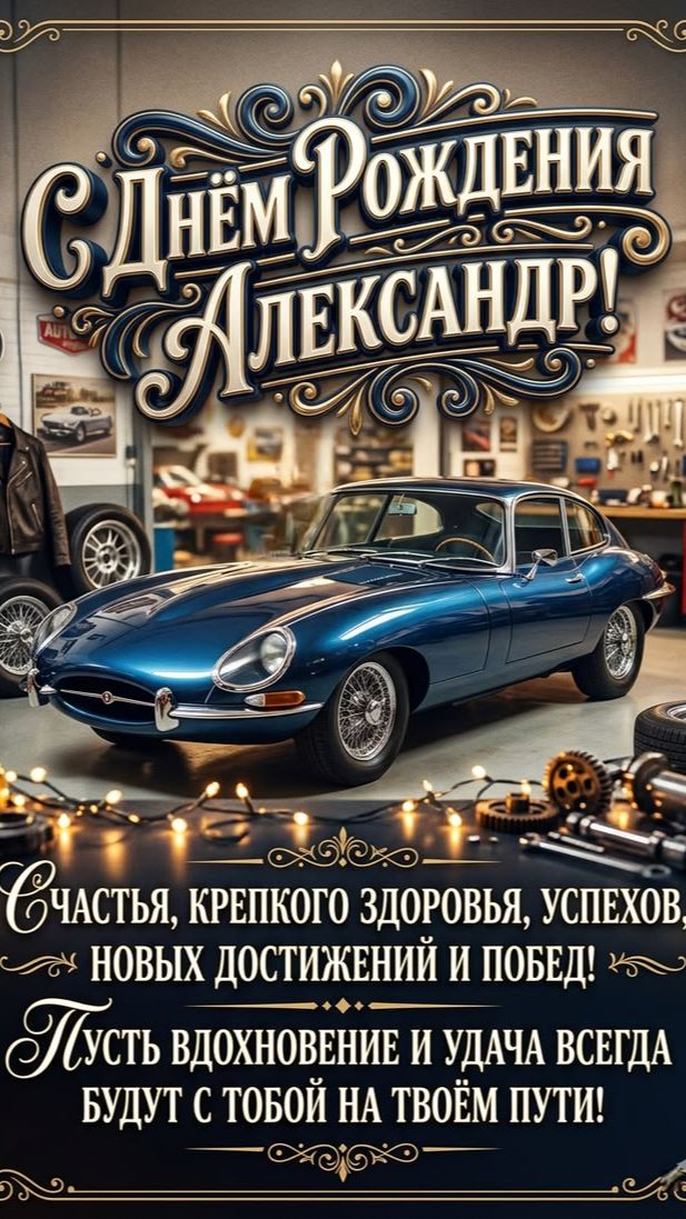 Александр, Саша! С днем рождения — ты лучший! 🎉