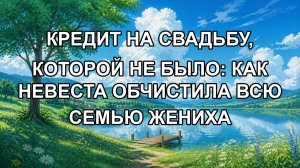 КРЕДИТ НА СВАДЬБУ, КОТОРОЙ НЕ БЫЛО: КАК НЕВЕСТА ОБЧИСТИЛА ВСЮ СЕМЬЮ ЖЕНИХА