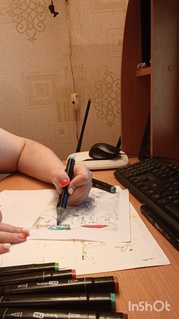 пробую   маркеры