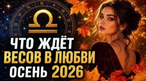ВЕСЫ — Любовный гороскоп на осень 2026 | Сильные эмоции и откровенные разговоры