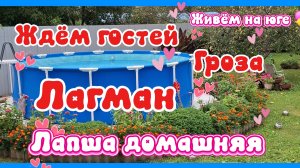 06-08-2026/Из Сибири на юг/Готовимся к приезду гостей/Отличная погода//Лапша,паста//Урожай//