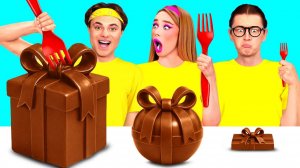 Большая, Средняя или Маленькая Тарелка Челлендж _ Вкусные Рецепты с Едой