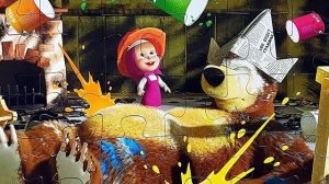 MASHA and The BEAR Masha y el Oso Puzzles Video for Kids Rompecabezas de Masha y el Oso LosPuzzles