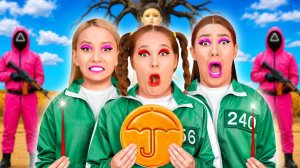 Игра в Кальмара 2 в Реальной Жизни Челлендж # Сумасшедшие Идеи для Пранков