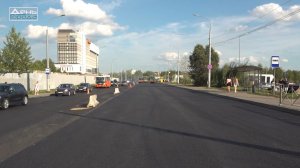 Асфальтировка дороги по улице Карла Маркса