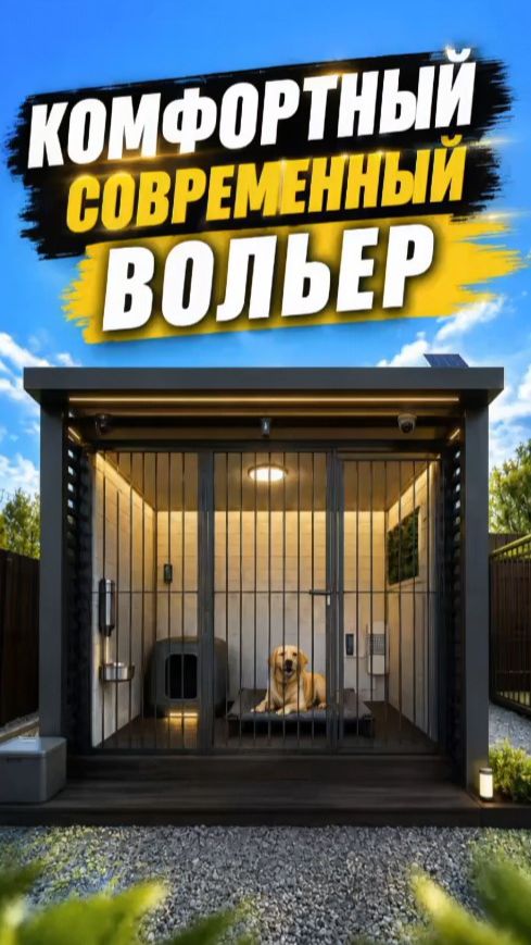 Комфорт для вашего питомца, спокойствие для вас. Вольеры на сайте: филоненко.рус