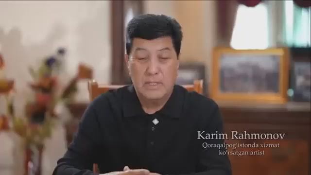 Каримбой Рахмонов ..Ташриф..курсатувида