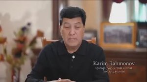 Каримбой Рахмонов ..Ташриф..курсатувида