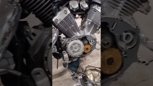 Замена и настройка сцепления на Yamaha Virago 400