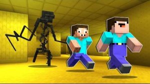 НУБ И ПРО ПОПАЛИ В ЗАКУЛИСЬЕ В МАЙНКРАФТ ! НУБИК ПРОТИВ МОНСТРОВ БЭКРУМС В MINECRAFT