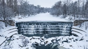 Река Иргиз и плотина Сулакского водохранилища (водопады на Иргизе)