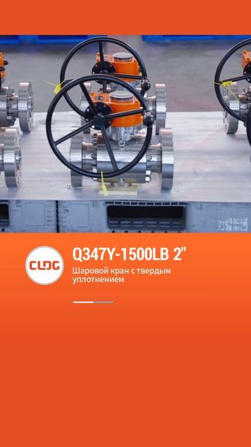 Q347Y-1500LB 2''Шаровой кран с твердым-CLDG