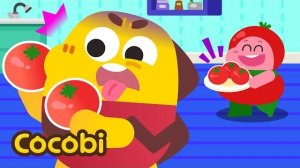 🍿Никаких помидоров! Я не хочу есть овощи😭 + Еще больше веселых песенок для детей | Cocobi