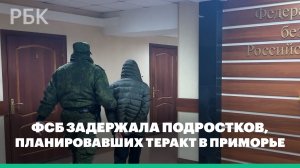 В Приморье задержали подростков, готовивших теракт на объекте Росгвардии