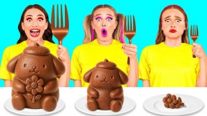 Большая, Средняя или Маленькая Тарелка Челлендж _ Вкусные Кулинарные Хитрости