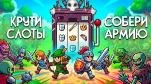 Slotbound ♦ ЗАПУСТИ ИГРОВОЙ АВТОМАТ, ЧТОБЫ УВЕЛИЧИТЬ СВОЮ АРМИЮ или ТЕБЕ КОНЕЦ!