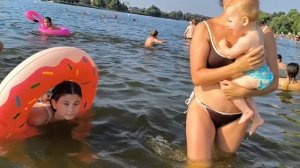 🌊☀Пляж, жара, река 06.08.26.