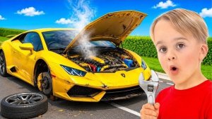 Kids Learn to Always Be Honest - Funny Car Service Adventures!