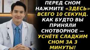 Бессонница Не спится Повторяйте 10 секунд — и заснёте! Лечение 60+ и профилактика деменции 😴🔥