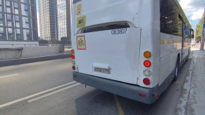 Автобус ЛиАЗ 5250 Вояж борт 083807 маршрут 856