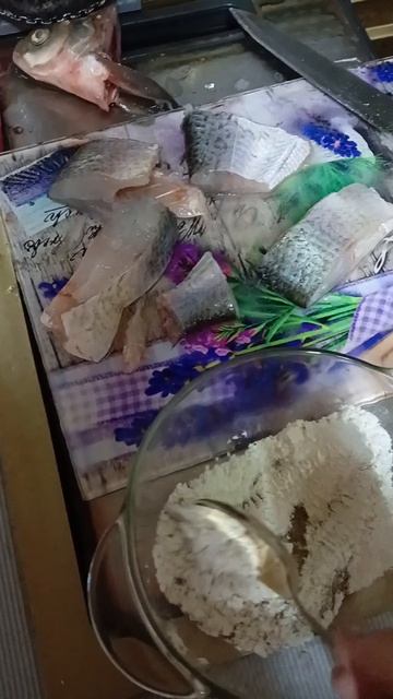 рыба в муке.