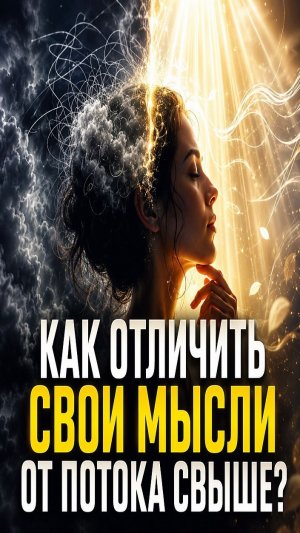 КАК ОТЛИЧИТЬ СВОИ МЫСЛИ ОТ ПОТОКА СВЫШЕ - Марина Кейлина