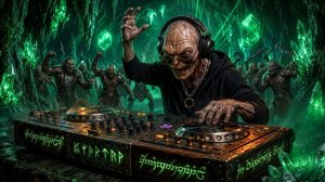 Gollum’s Green Cave Party 🖤 Dark Fantasy Melodic Techno   Deep House for Focus No Vocals