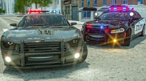 Мультики_ Полицейский грузовик против злой полицейской машины _ Герои Wheel City