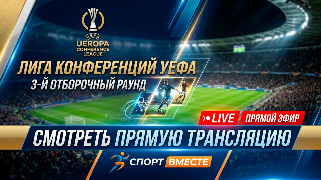 Ноа — Сьон Футбол Лига Европы . 3-й отборочный этап 06.08.2026 Прямая Трансляция