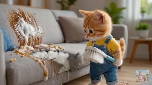 Мама Кошка Ездит за рулем , Мультик для детей