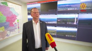 В учреждении «Лесная охрана» установили современную видеостену для оперативного обнаружения пожаров