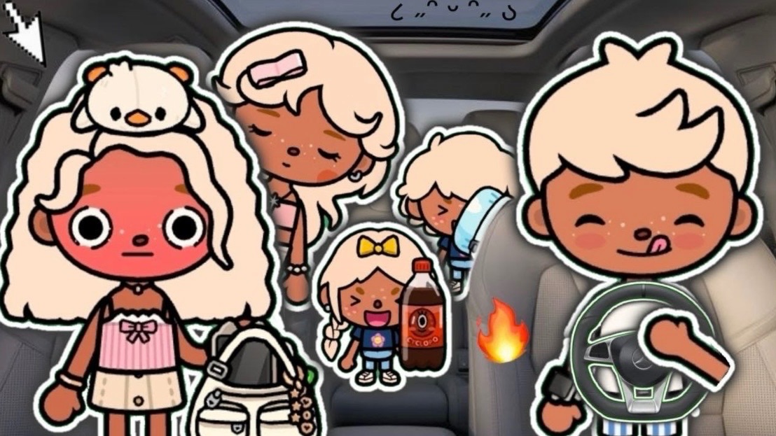 🍿 ПЕРЕЕЗД В НОВЫЙ ДОМ🧳/ 3 часть - наша дорога🛣️/ влог тока бока✨ - Toca Boca World 🌍 - Toca Twix