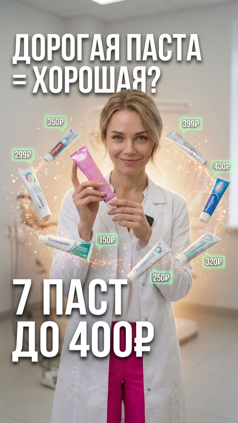 Дорогая паста ≠ хорошая паста 🦷