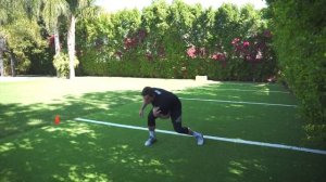 Tennis Ball Reaction_Shoulder Dip Change of Direction Сброс + ловля ТМ на сменах направления