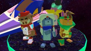 Пластинка космического экипажа из игры Super bear adventure !