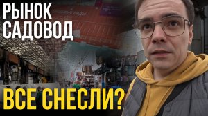 ЧТО СТАЛО С РЫНКОМ САДОВОД?! 😱 Масштабный снос рядов и наши покупки на руинах