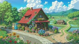 Японская Деревня Lo fi City🌃 Lofi Beats для сна, расслабления Lofi music Lofi Live Лофи Хип Хоп